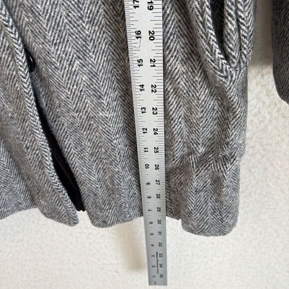 Vintage Herringbone Union Made in the USA Wool Jacket Size 8 - Picture 9 of 11
